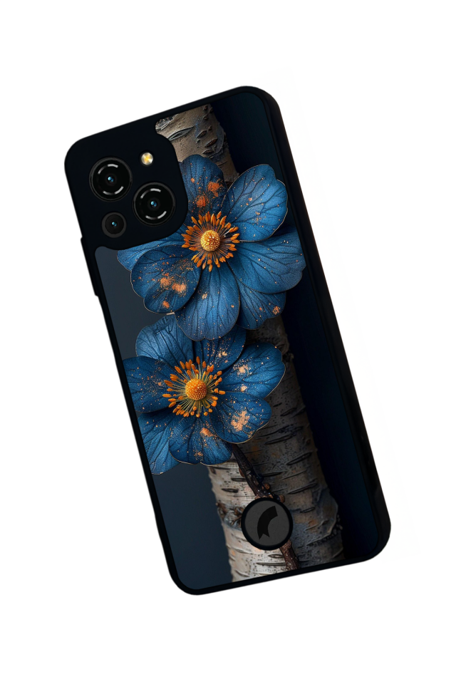 Reeder S23 Pro Max Uyumlu Cicek Tasarımlı Glossy Premium Kılıf