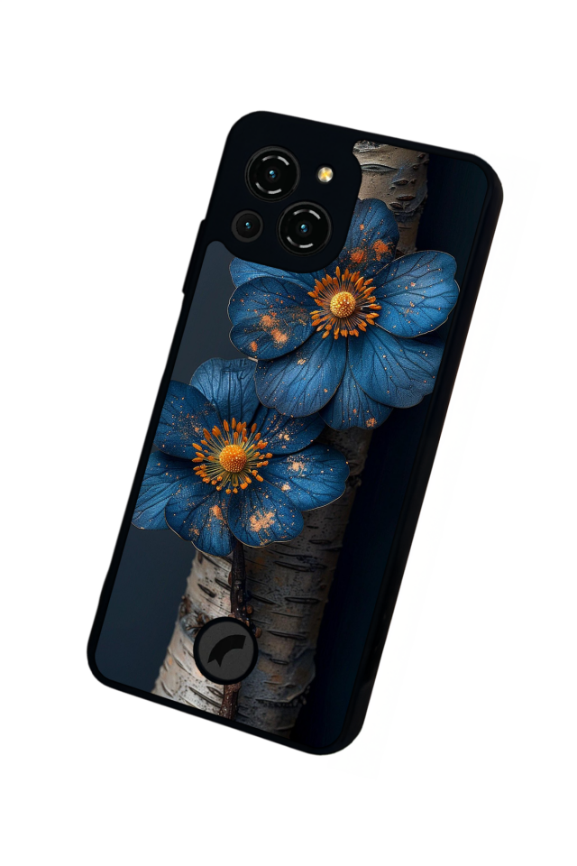 Reeder S23 Pro Max Uyumlu Cicek Tasarımlı Glossy Premium Kılıf