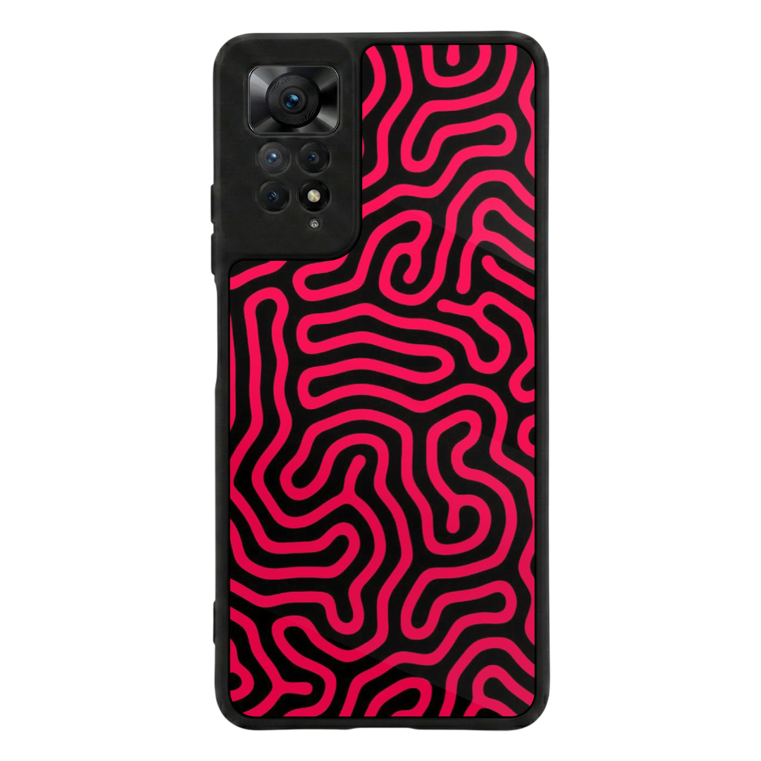 Xiaomi Redmi Note 11 Pro Uyumlu Çizgi Sanatı Tasarımlı Glossy Premium Kılıf