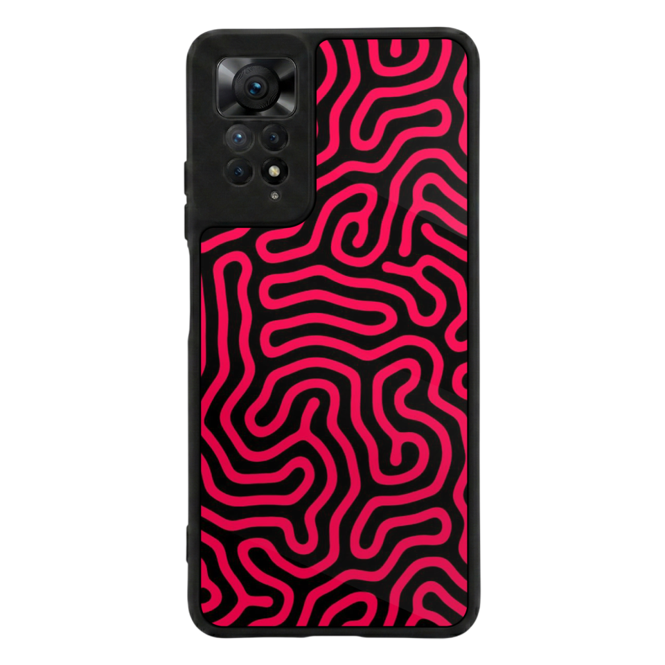 Xiaomi Redmi Note 11 Pro Uyumlu Çizgi Sanatı Tasarımlı Glossy Premium Kılıf