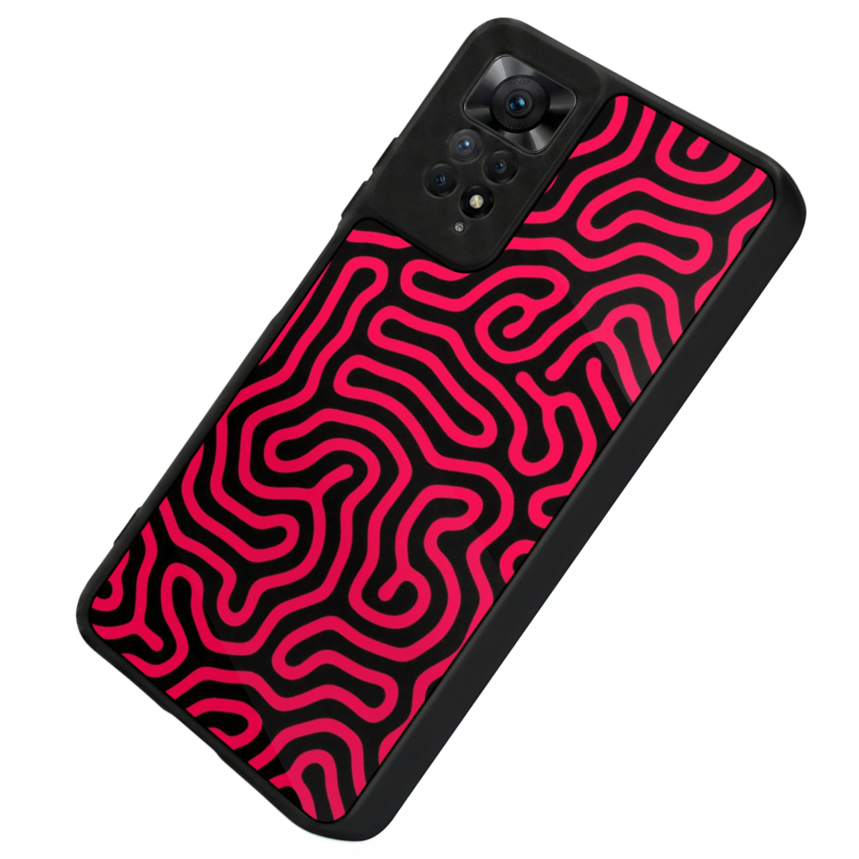 Xiaomi Redmi Note 11 Pro Uyumlu Çizgi Sanatı Tasarımlı Glossy Premium Kılıf