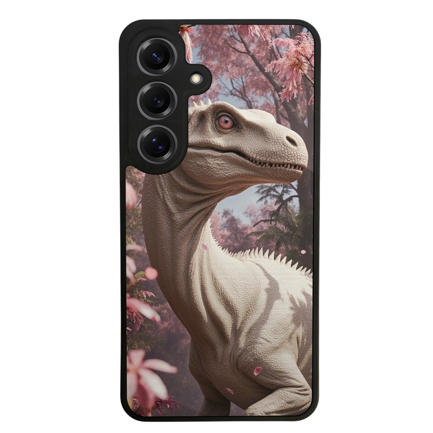 Samsung Galaxy S25 Uyumlu Dinazor Tasarımlı Glossy Premium Kılıf