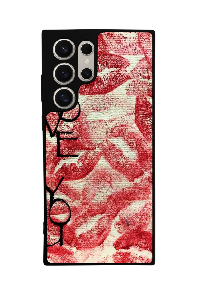 Samsung Galaxy S22 Ultra Uyumlu Dudak Tasarımlı Glossy Premium Kılıf