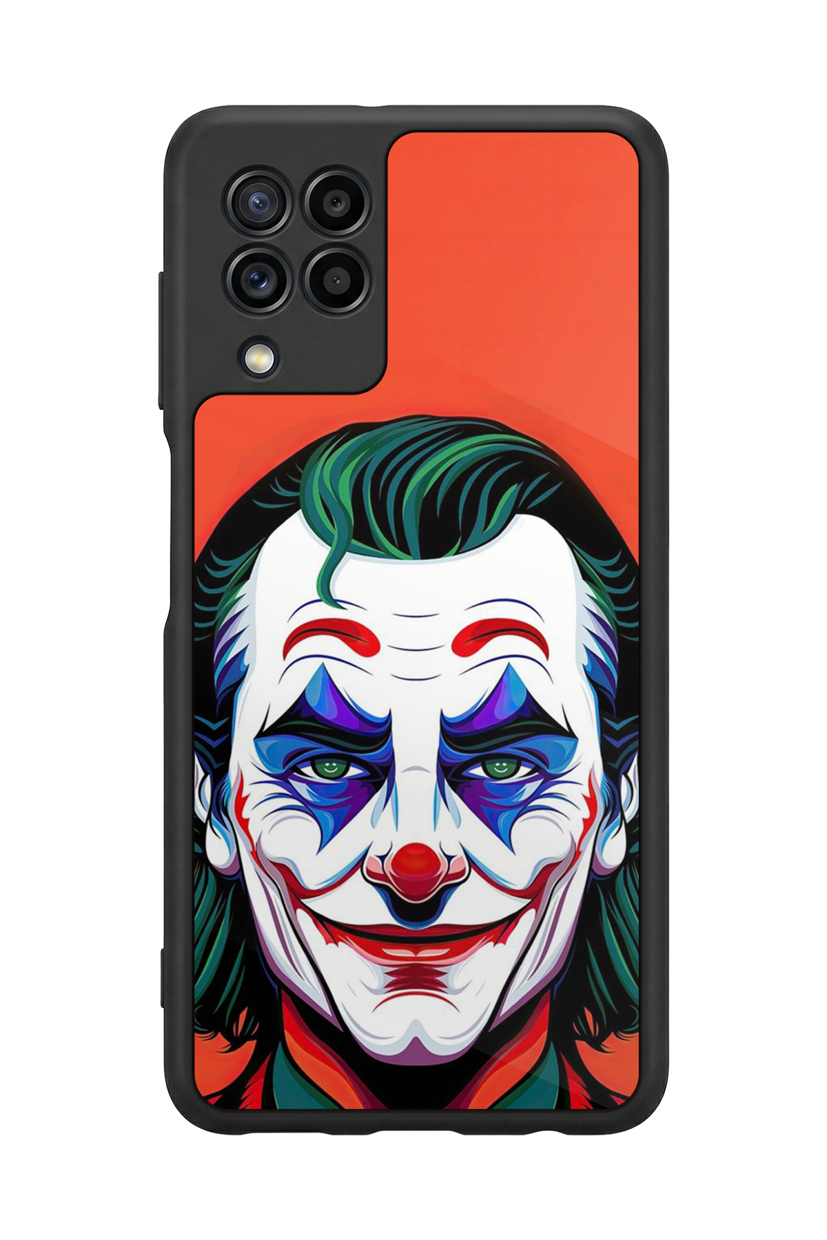 Samsung Galaxy M32 Uyumlu Joker Tasarımlı Glossy Premium Kılıf