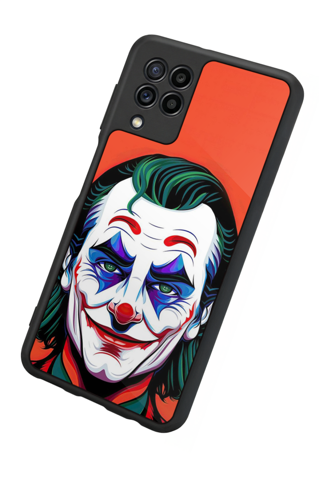 Samsung Galaxy M32 Uyumlu Joker Tasarımlı Glossy Premium Kılıf