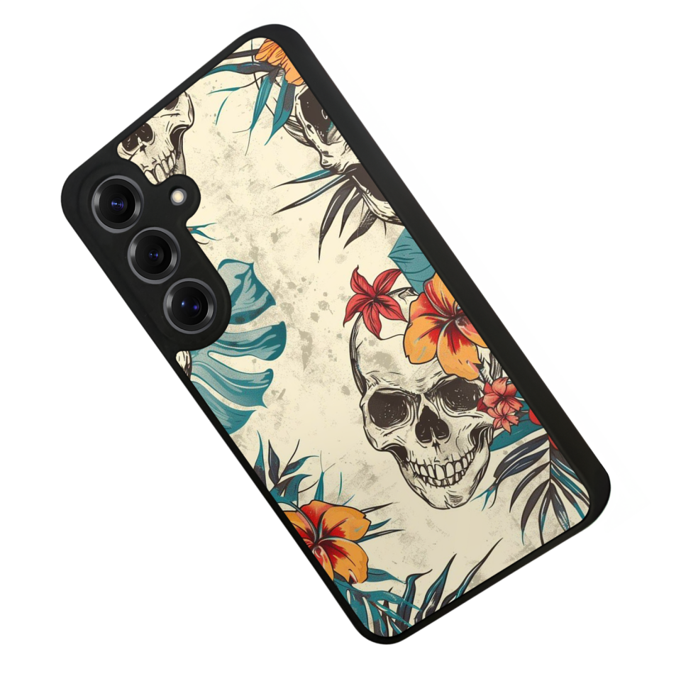 Samsung Galaxy S25 Uyumlu KuruKafa Tasarımlı Glossy Premium Kılıf