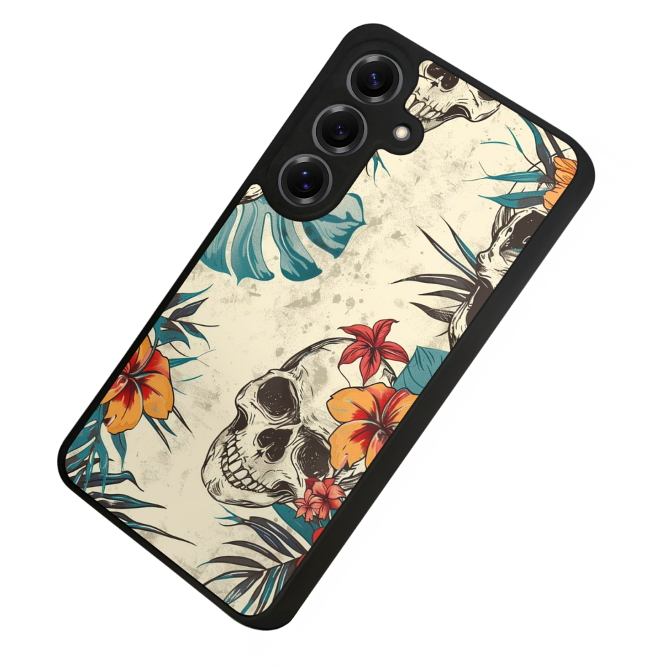 Samsung Galaxy S25 Uyumlu KuruKafa Tasarımlı Glossy Premium Kılıf