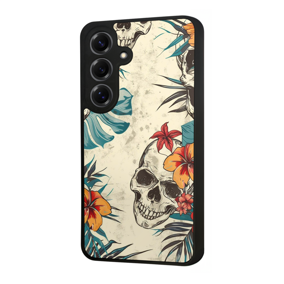 Samsung Galaxy S25 Uyumlu KuruKafa Tasarımlı Glossy Premium Kılıf