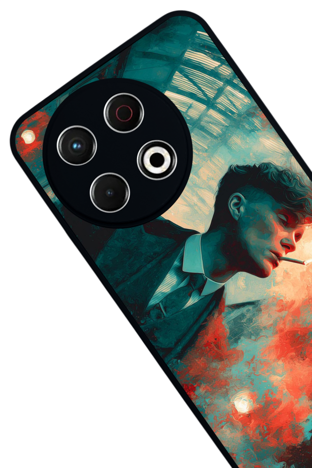Tecno Spark 30 Pro Uyumlu Peaky Blinders Tasarımlı Glossy Premium Kılıf