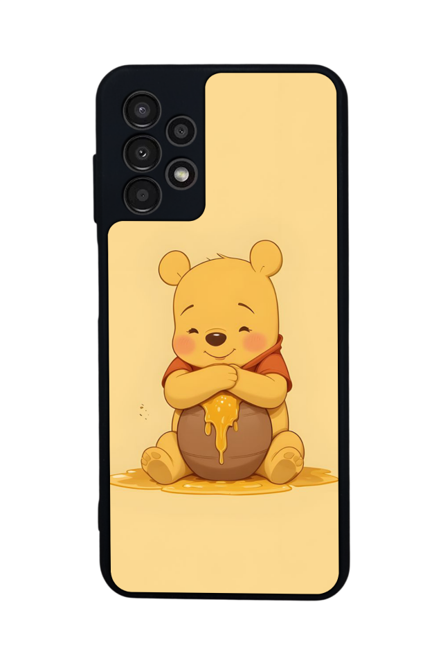 Samsung Galaxy A23 Uyumlu Winnie Tasarımlı Glossy Premium Kılıf