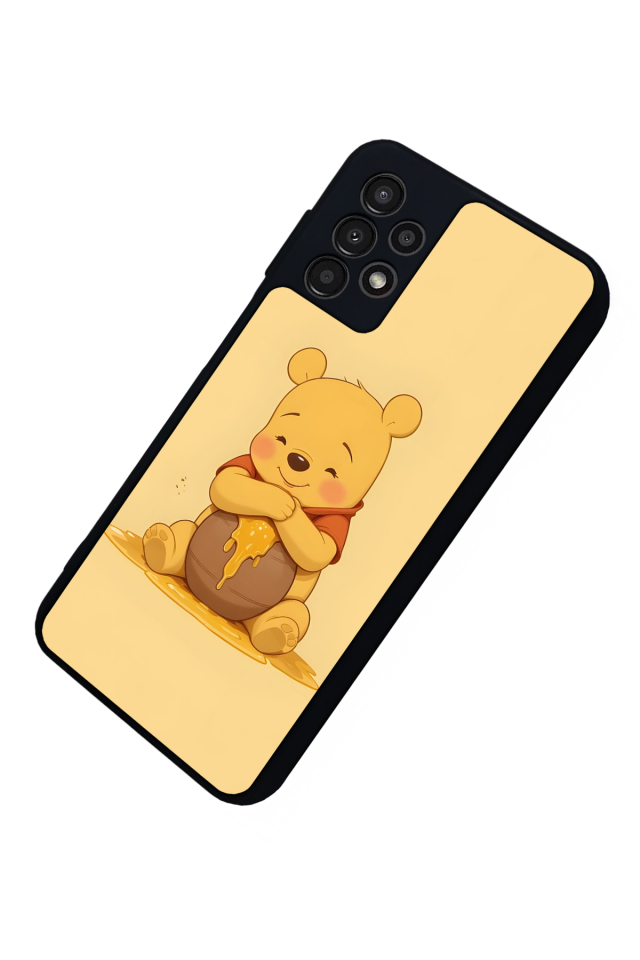 Samsung Galaxy A23 Uyumlu Winnie Tasarımlı Glossy Premium Kılıf
