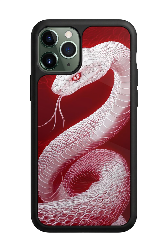 iPhone 11 Pro Max Uyumlu Yılan Tasarımlı Glossy Premium Kılıf