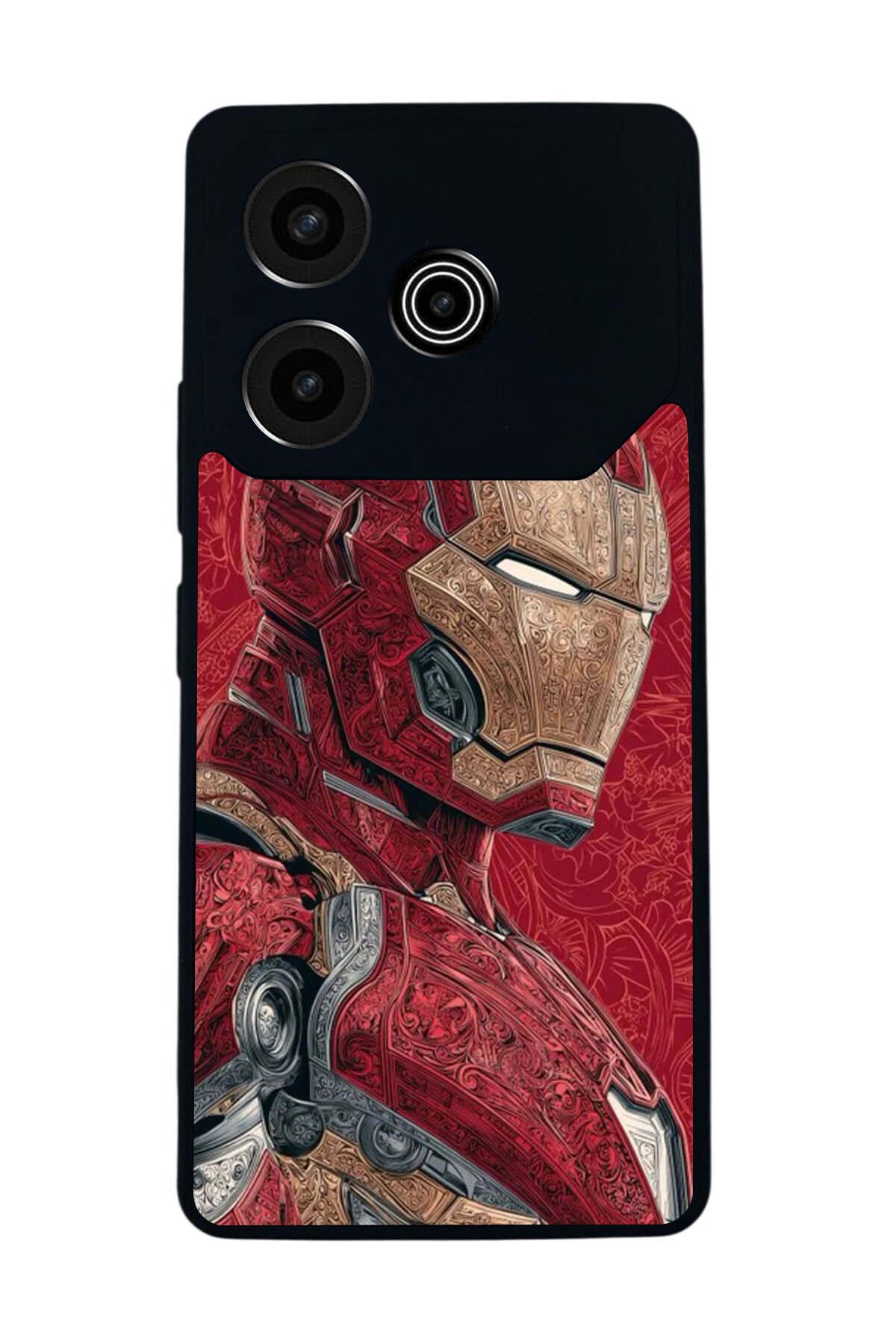 Tecno Pova 6 Uyumlu Iron Man ( Demir Adam ) Tasarımlı Glossy Premium Kılıf
