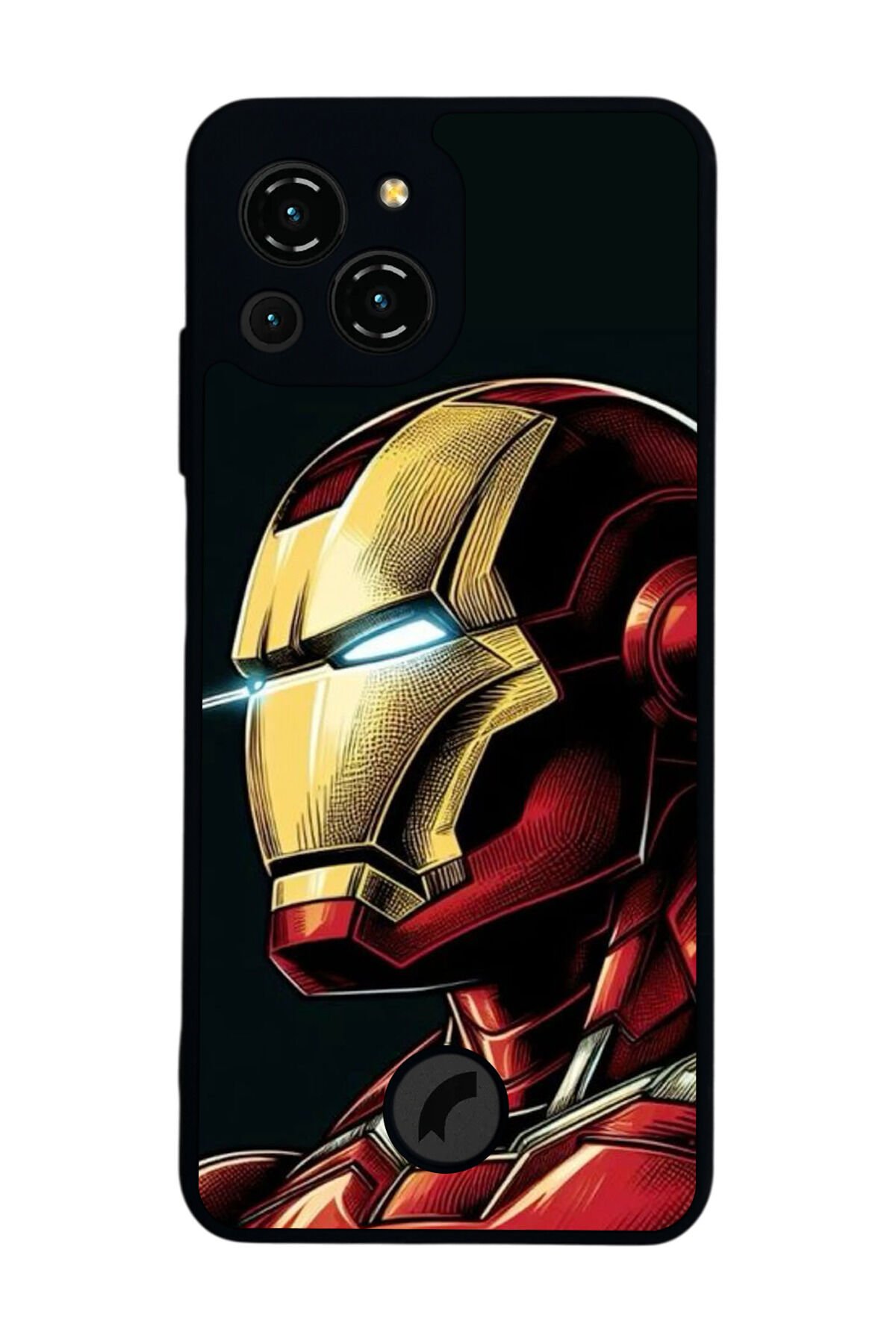 Reeder S23 Pro Max Uyumlu Iron Man ( Demir Adam ) Tasarımlı Glossy Premium Kılıf