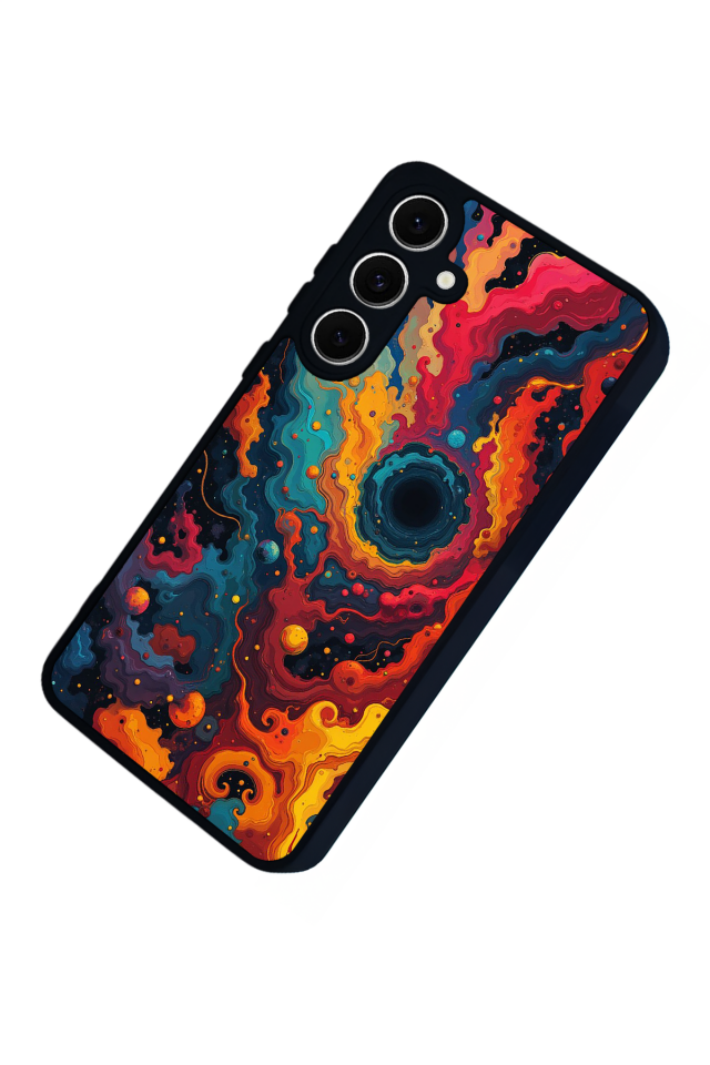 Samsung Galaxy S24 FE Uyumlu Abstract Tasarımlı Glossy Premium Kılıf