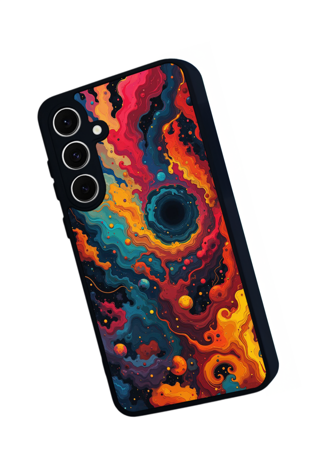 Samsung Galaxy S24 FE Uyumlu Abstract Tasarımlı Glossy Premium Kılıf