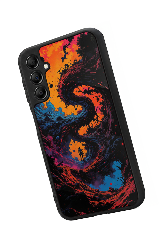 Samsung Galaxy A14 Uyumlu Abstract Tasarımlı Glossy Premium Kılıf