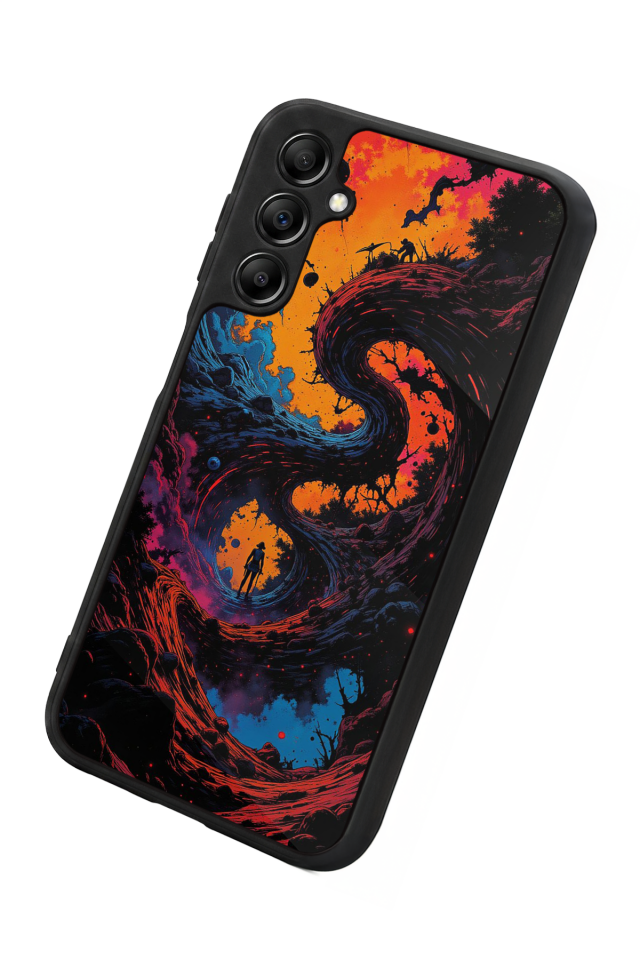 Samsung Galaxy A14 Uyumlu Abstract Tasarımlı Glossy Premium Kılıf