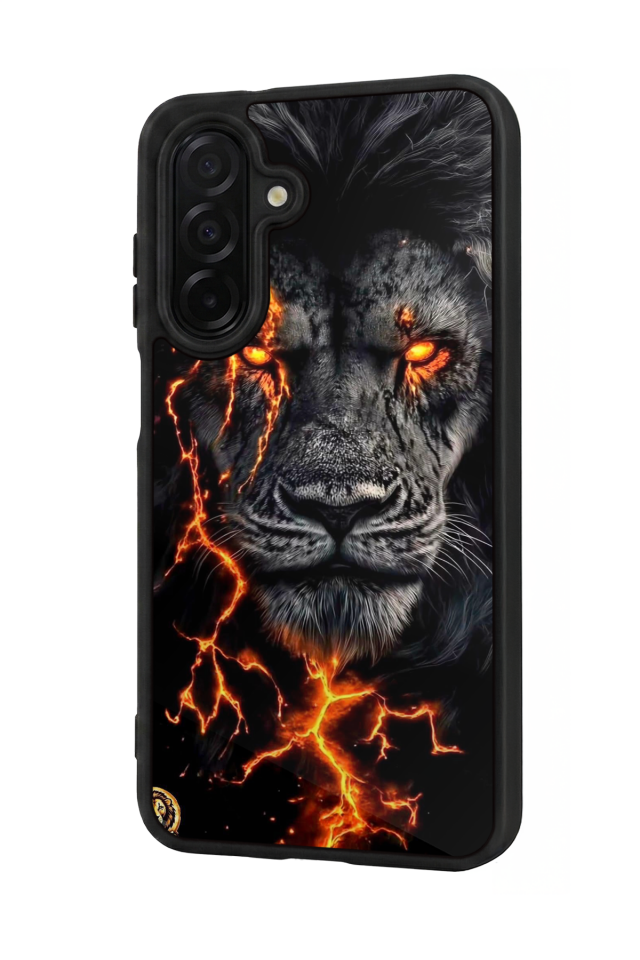 Samsung Galaxy A26 Uyumlu Aslan Tasarımlı Glossy Premium Kılıf