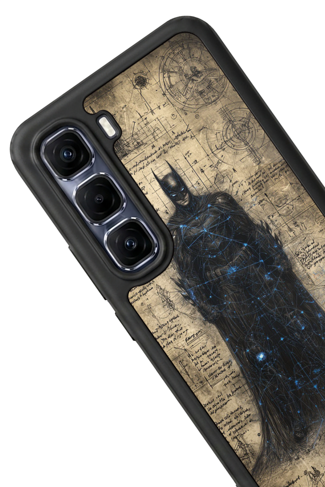 Infinix Hot 60 Pro Plus Uyumlu Batman Tasarımlı Glossy Premium Kılıf