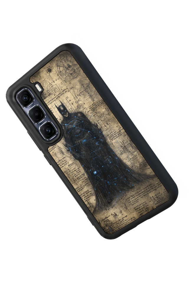 Infinix Hot 60 Pro Plus Uyumlu Batman Tasarımlı Glossy Premium Kılıf