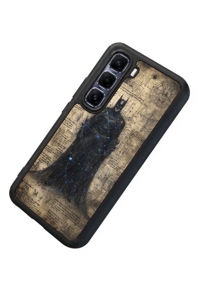 Infinix Hot 60 Pro Plus Uyumlu Batman Tasarımlı Glossy Premium Kılıf