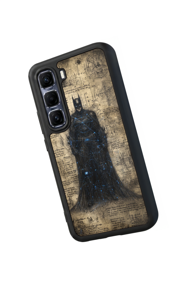 Infinix Hot 60 Pro Plus Uyumlu Batman Tasarımlı Glossy Premium Kılıf