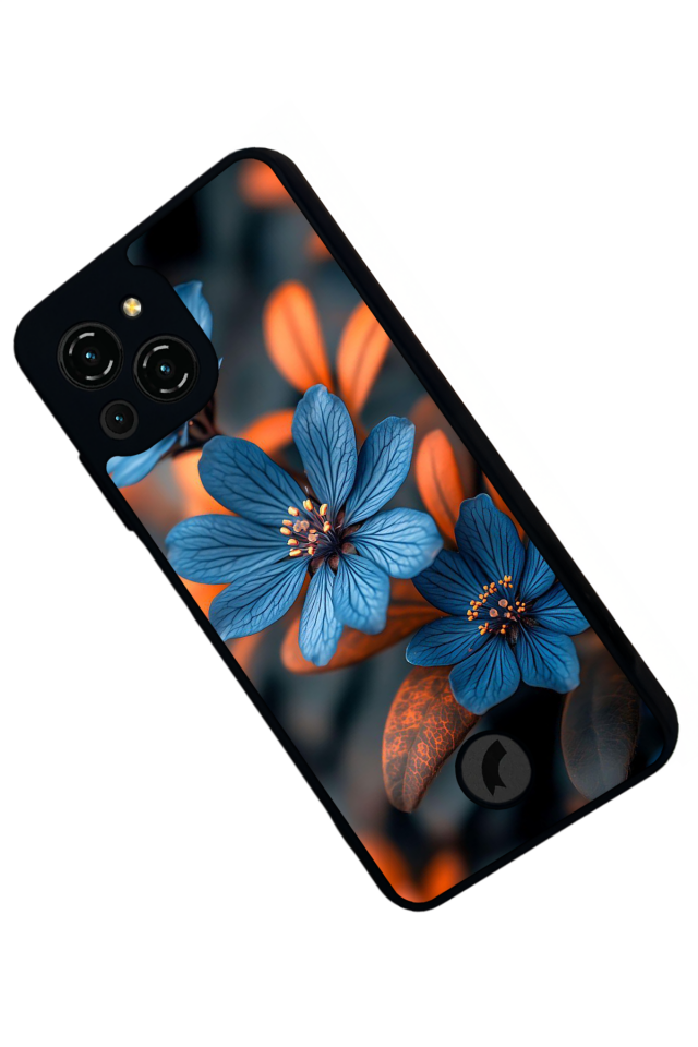 Reeder S23 Pro Max Uyumlu Cicek Tasarımlı Glossy Premium Kılıf