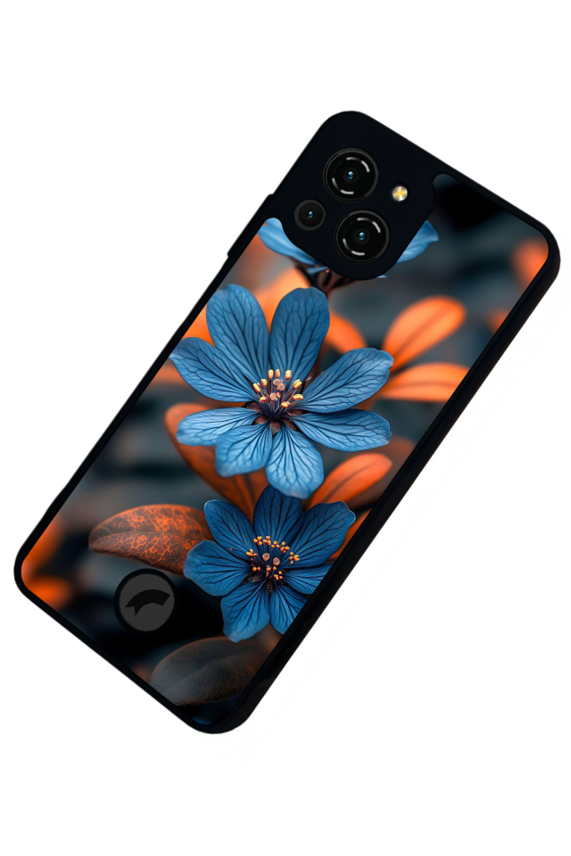 Reeder S23 Pro Max Uyumlu Cicek Tasarımlı Glossy Premium Kılıf