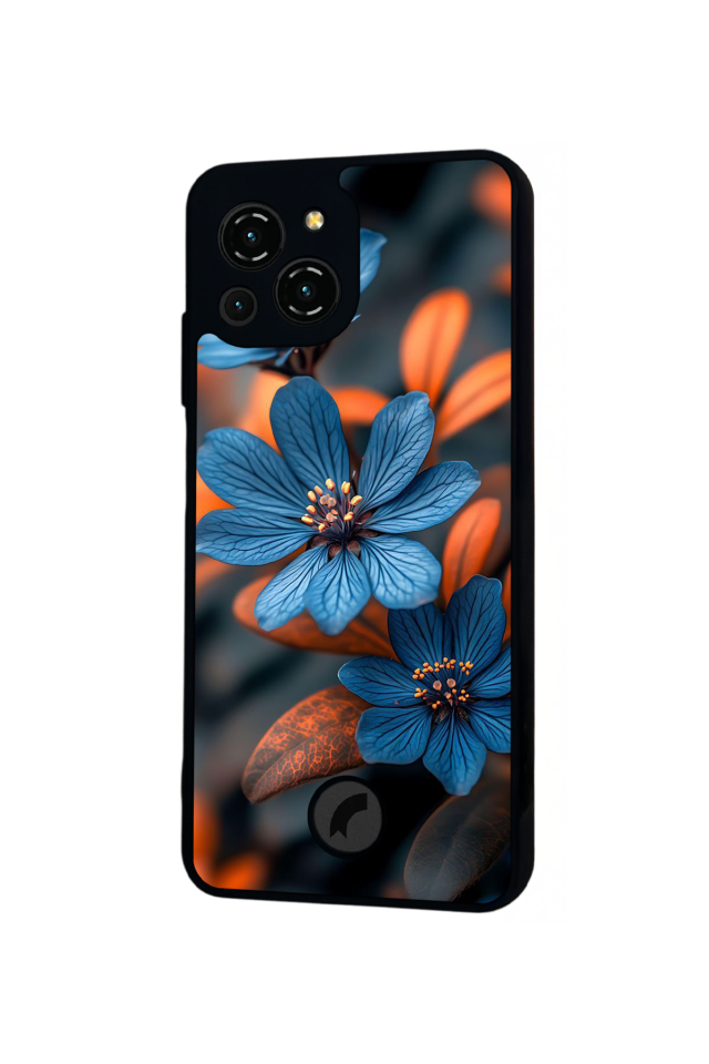 Reeder S23 Pro Max Uyumlu Cicek Tasarımlı Glossy Premium Kılıf