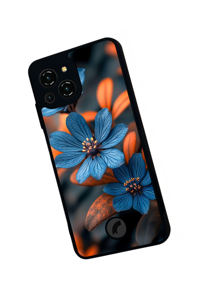 Reeder S23 Pro Max Uyumlu Cicek Tasarımlı Glossy Premium Kılıf