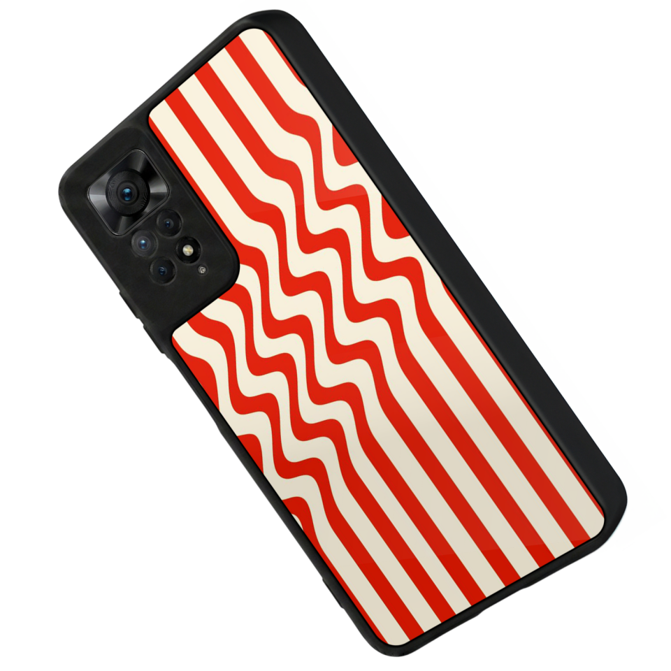 Xiaomi Redmi Note 11 Pro Uyumlu Çizgi Sanatı Tasarımlı Glossy Premium Kılıf