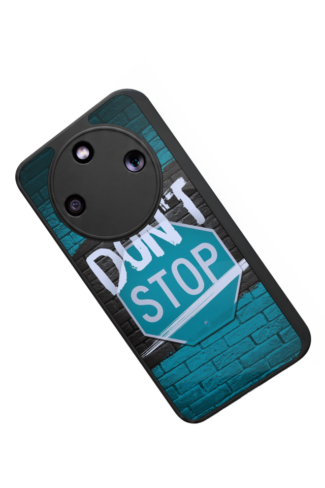 Honor Magic 8 Lite Uyumlu Dont Stop Tasarımlı Glossy Premium Kılıf