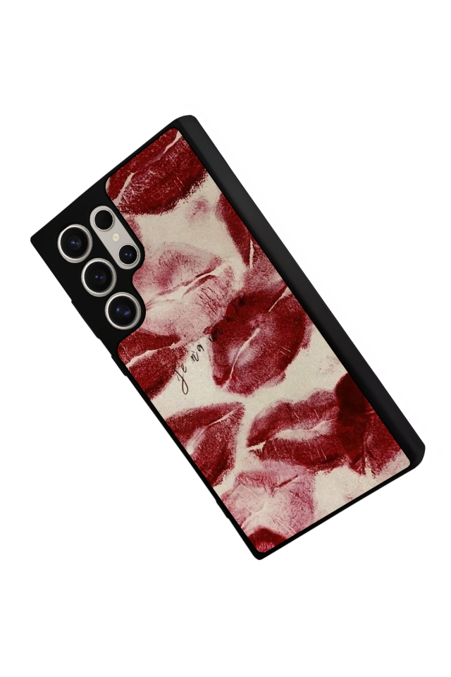 Samsung Galaxy S22 Ultra Uyumlu Dudak Tasarımlı Glossy Premium Kılıf