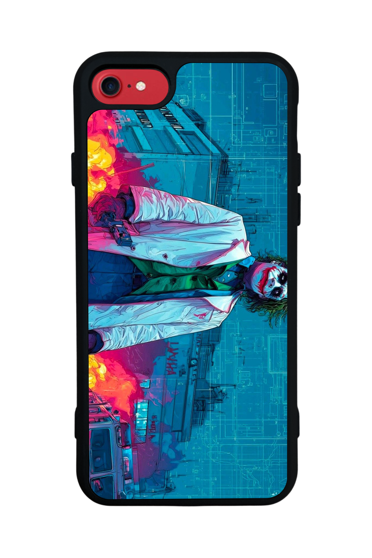 iPhone 7 Uyumlu Joker Tasarımlı Glossy Premium Kılıf