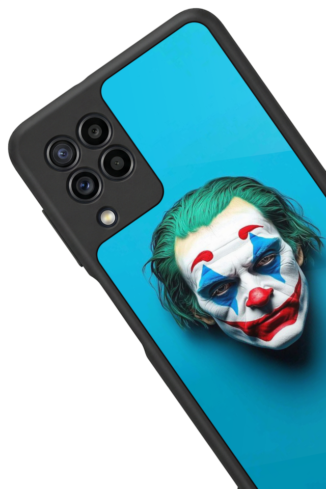 Samsung Galaxy M32 Uyumlu Joker Tasarımlı Glossy Premium Kılıf