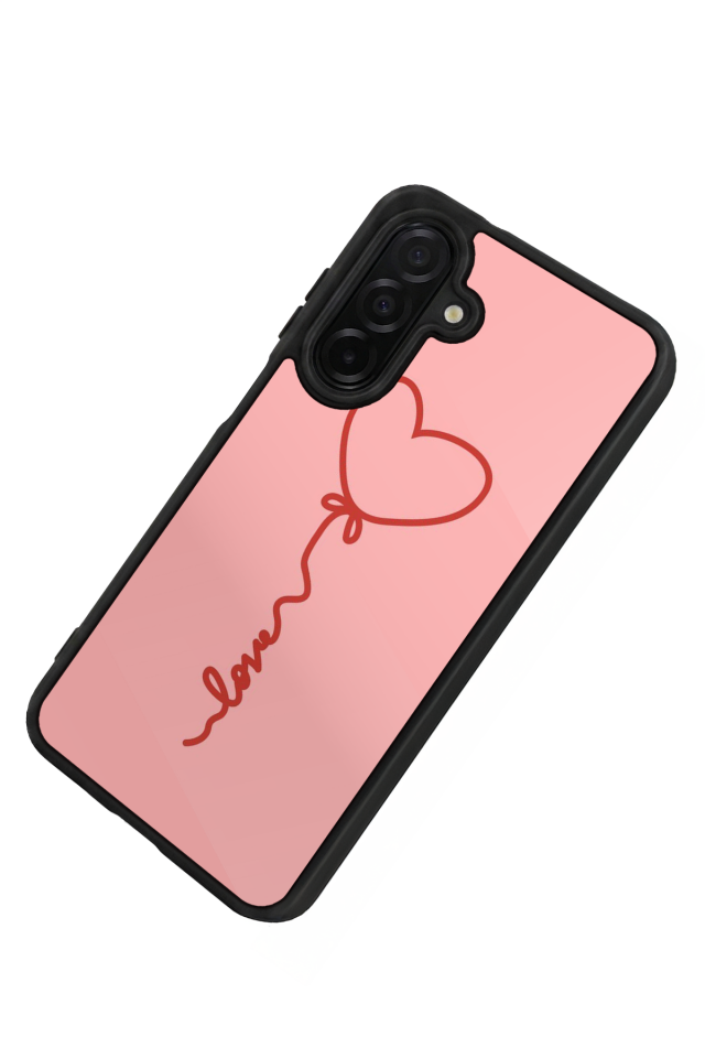 Samsung Galaxy A56 Uyumlu Kalp Love Tasarımlı Glossy Premium Kılıf