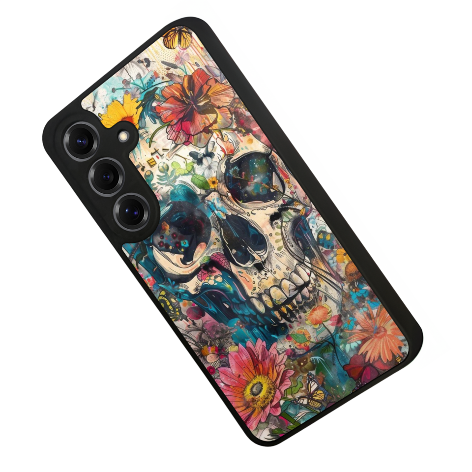 Samsung Galaxy S25 Uyumlu KuruKafa Tasarımlı Glossy Premium Kılıf