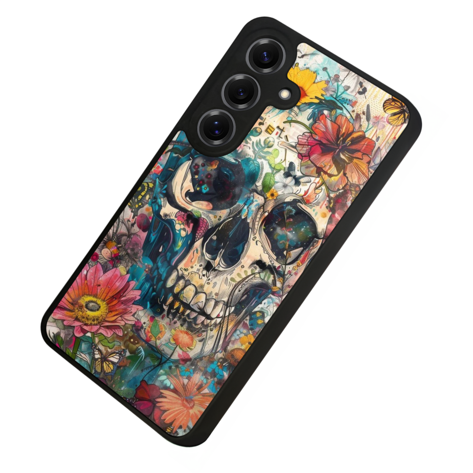 Samsung Galaxy S25 Uyumlu KuruKafa Tasarımlı Glossy Premium Kılıf