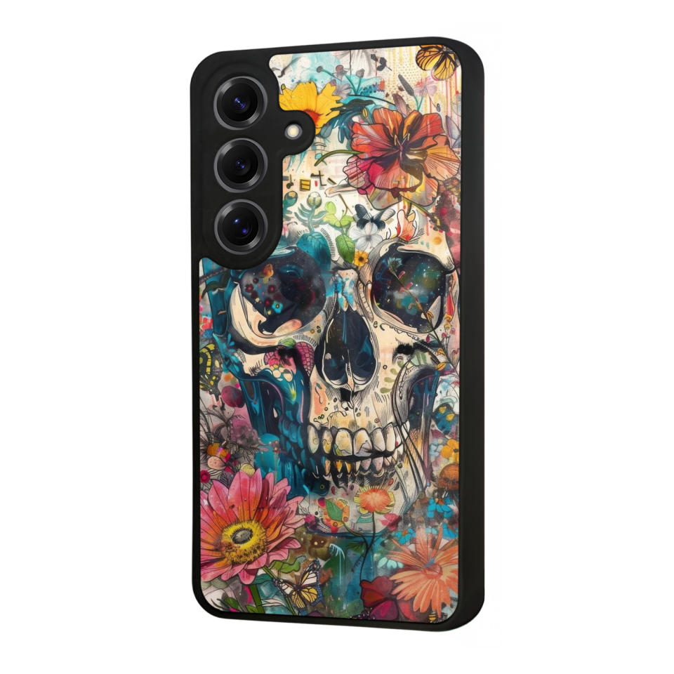 Samsung Galaxy S25 Uyumlu KuruKafa Tasarımlı Glossy Premium Kılıf