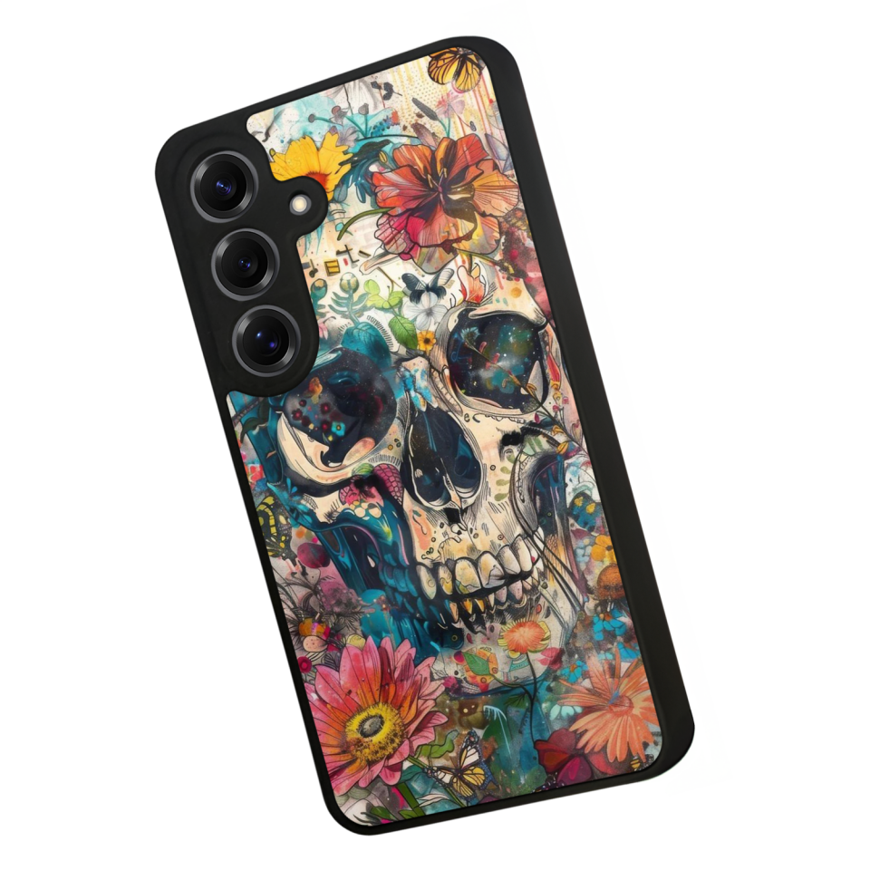 Samsung Galaxy S25 Uyumlu KuruKafa Tasarımlı Glossy Premium Kılıf