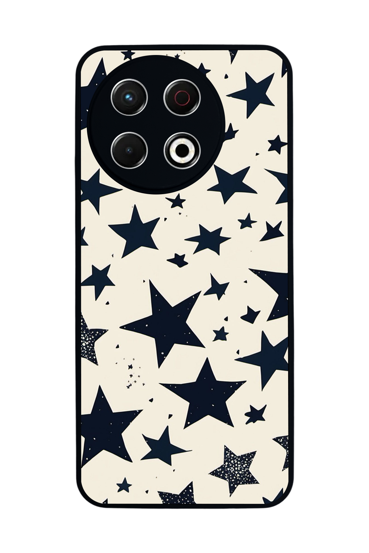 Tecno Spark 30 Pro Uyumlu Retro Yildizlar Tasarımlı Glossy Premium Kılıf