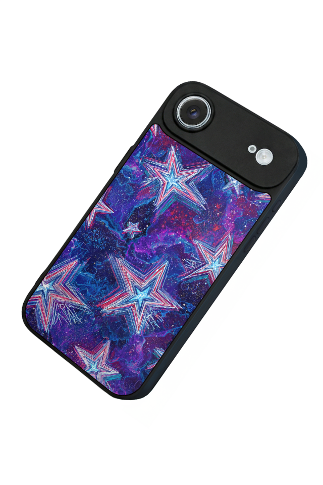 iPhone 17 Air Uyumlu Retro Yildizlar Tasarımlı Glossy Premium Kılıf