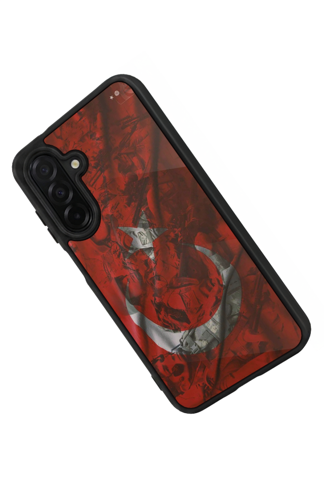 Samsung Galaxy A36 Uyumlu Türk Bayragi Tasarımlı Glossy Premium Kılıf