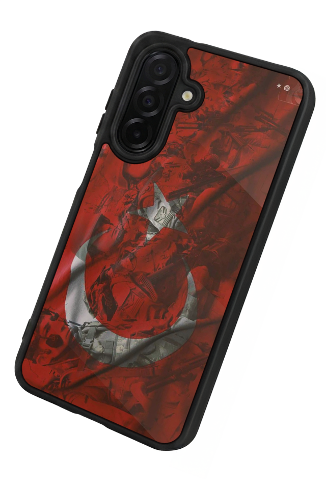 Samsung Galaxy A36 Uyumlu Türk Bayragi Tasarımlı Glossy Premium Kılıf
