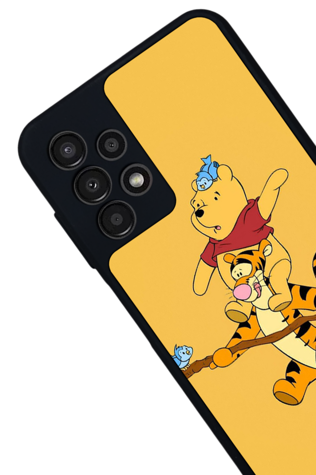 Samsung Galaxy A23 Uyumlu Winnie Tasarımlı Glossy Premium Kılıf