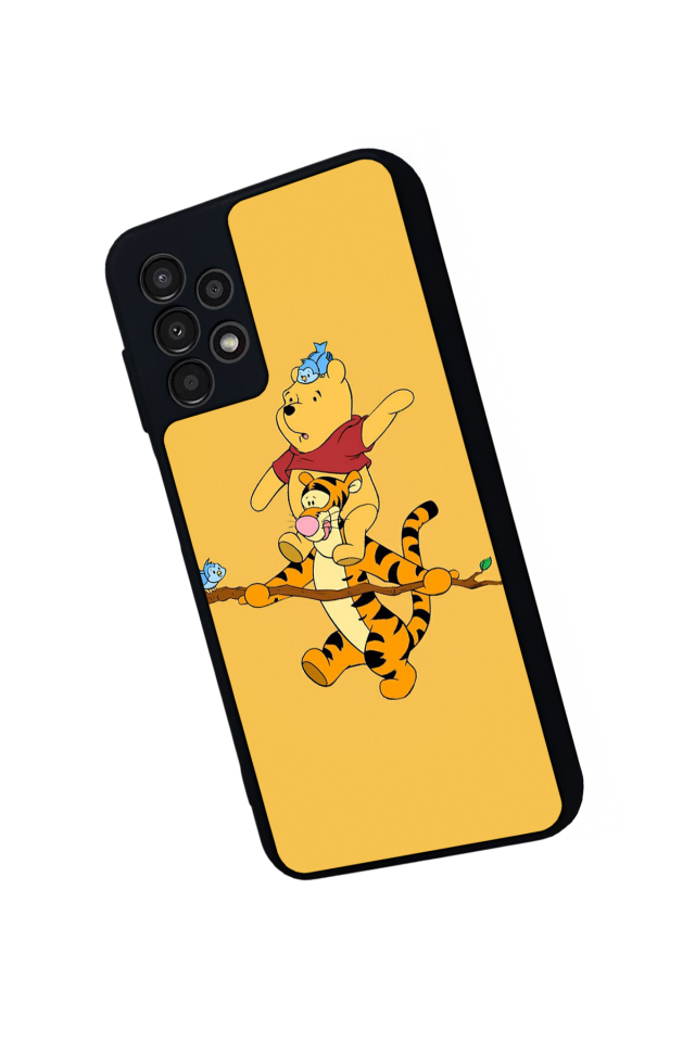 Samsung Galaxy A23 Uyumlu Winnie Tasarımlı Glossy Premium Kılıf