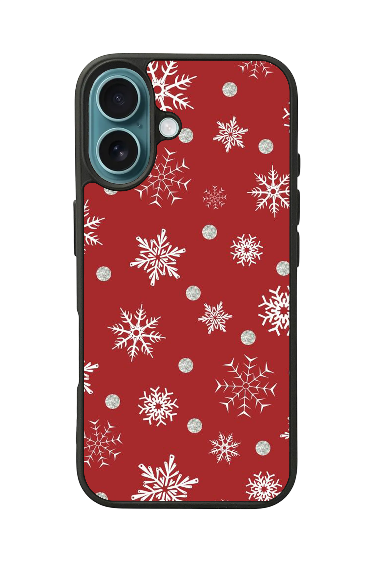 iPhone 16 Plus Uyumlu Yilbasi Christmas Tasarımlı Glossy Premium Kılıf