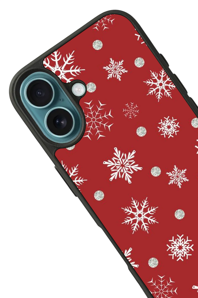 iPhone 16 Plus Uyumlu Yilbasi Christmas Tasarımlı Glossy Premium Kılıf