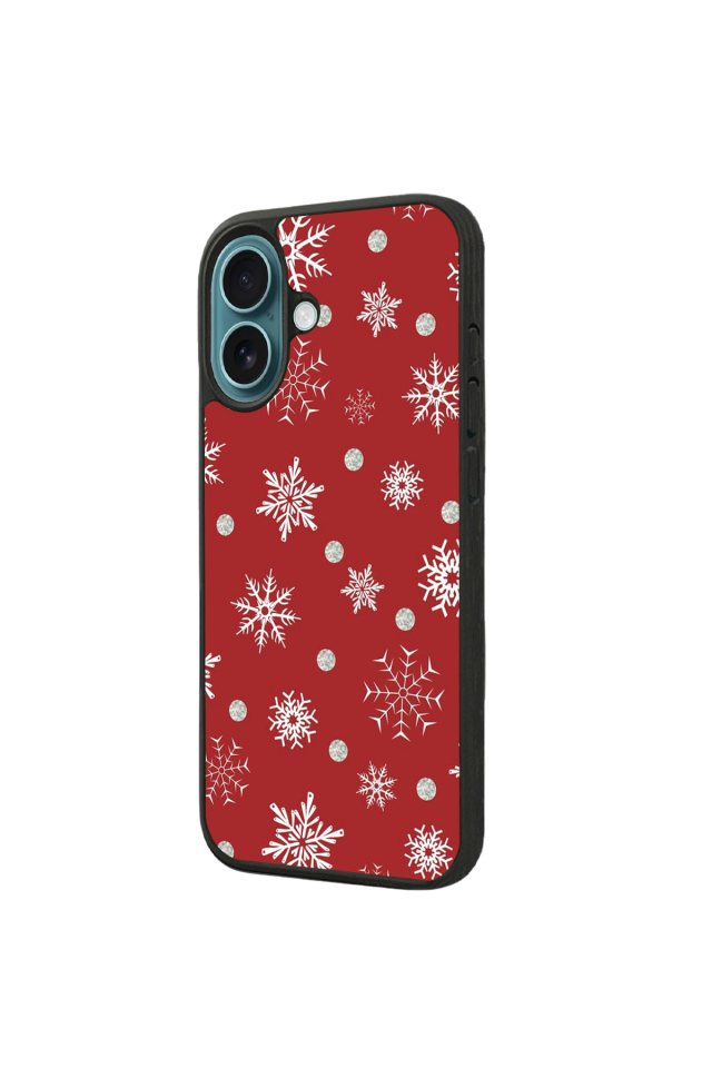 iPhone 16 Plus Uyumlu Yilbasi Christmas Tasarımlı Glossy Premium Kılıf
